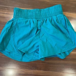 Teal shorts